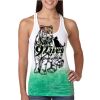  Next Level Ombre Burnout Racerback Tank Thumbnail