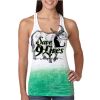  Next Level Ombre Burnout Racerback Tank Thumbnail