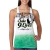  Next Level Ombre Burnout Racerback Tank Thumbnail
