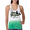  Next Level Ombre Burnout Racerback Tank Thumbnail