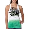  Next Level Ombre Burnout Racerback Tank Thumbnail