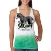  Next Level Ombre Burnout Racerback Tank Thumbnail