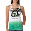  Next Level Ombre Burnout Racerback Tank Thumbnail