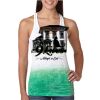  Next Level Ombre Burnout Racerback Tank Thumbnail