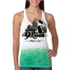  Next Level Ombre Burnout Racerback Tank Thumbnail