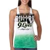  Next Level Ombre Burnout Racerback Tank Thumbnail
