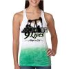  Next Level Ombre Burnout Racerback Tank Thumbnail