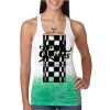  Next Level Ombre Burnout Racerback Tank Thumbnail