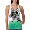  Next Level Ombre Burnout Racerback Tank Thumbnail