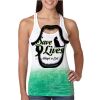  Next Level Ombre Burnout Racerback Tank Thumbnail