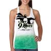  Next Level Ombre Burnout Racerback Tank Thumbnail