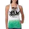  Next Level Ombre Burnout Racerback Tank Thumbnail