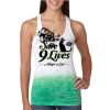  Next Level Ombre Burnout Racerback Tank Thumbnail