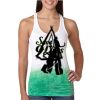  Next Level Ombre Burnout Racerback Tank Thumbnail