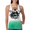  Next Level Ombre Burnout Racerback Tank Thumbnail