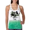  Next Level Ombre Burnout Racerback Tank Thumbnail
