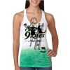  Next Level Ombre Burnout Racerback Tank Thumbnail