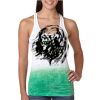  Next Level Ombre Burnout Racerback Tank Thumbnail
