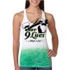  Next Level Ombre Burnout Racerback Tank Thumbnail
