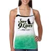  Next Level Ombre Burnout Racerback Tank Thumbnail