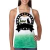  Next Level Ombre Burnout Racerback Tank Thumbnail