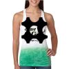  Next Level Ombre Burnout Racerback Tank Thumbnail