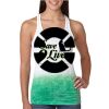  Next Level Ombre Burnout Racerback Tank Thumbnail