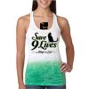  Next Level Ombre Burnout Racerback Tank Thumbnail