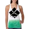  Next Level Ombre Burnout Racerback Tank Thumbnail