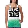  Next Level Ombre Burnout Racerback Tank Thumbnail