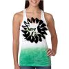  Next Level Ombre Burnout Racerback Tank Thumbnail