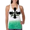  Next Level Ombre Burnout Racerback Tank Thumbnail