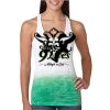  Next Level Ombre Burnout Racerback Tank Thumbnail