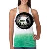  Next Level Ombre Burnout Racerback Tank Thumbnail