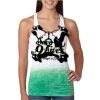  Next Level Ombre Burnout Racerback Tank Thumbnail
