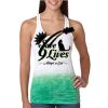  Next Level Ombre Burnout Racerback Tank Thumbnail