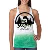  Next Level Ombre Burnout Racerback Tank Thumbnail