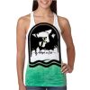  Next Level Ombre Burnout Racerback Tank Thumbnail