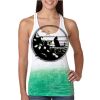  Next Level Ombre Burnout Racerback Tank Thumbnail