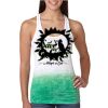  Next Level Ombre Burnout Racerback Tank Thumbnail