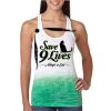  Next Level Ombre Burnout Racerback Tank Thumbnail