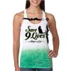  Next Level Ombre Burnout Racerback Tank Thumbnail