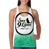  Next Level Ombre Burnout Racerback Tank Thumbnail