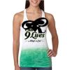  Next Level Ombre Burnout Racerback Tank Thumbnail