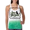  Next Level Ombre Burnout Racerback Tank Thumbnail