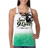  Next Level Ombre Burnout Racerback Tank Thumbnail