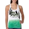  Next Level Ombre Burnout Racerback Tank Thumbnail