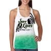  Next Level Ombre Burnout Racerback Tank Thumbnail