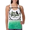  Next Level Ombre Burnout Racerback Tank Thumbnail