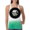  Next Level Ombre Burnout Racerback Tank Thumbnail